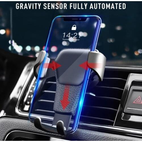 Car Phone Vent Phone Holder Universal Smartphone Holder Car Gravity Sensor Smartphone Holder Car Accessories Interior