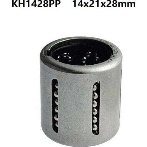 100pcs/lot KH1428PP 14mm mini linear ball bearings pressing bushing for cnc parts shaft 14x21x28mm KH PP