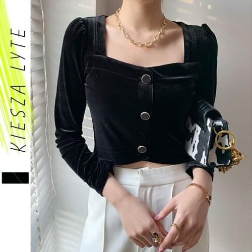 Kiesza Lyte Black Blouses