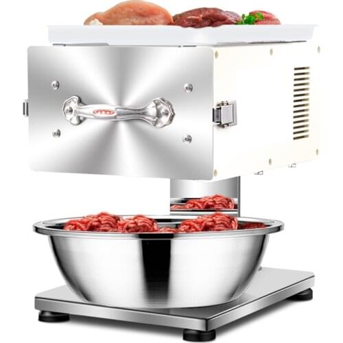 Commercial Electric Meat Slicer Cutter Stainless Steel Automatic Vegetable Cutting Grinder Machine Mincer