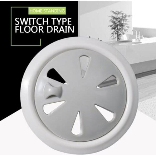 Kitchen ABS Sink Strainer Plastic Round Floor Drain Sink Sewer Filter Bathroom Toilet Hair Anti-blocking Sucker Floor Drains Hot