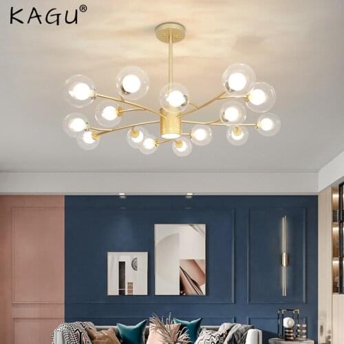 Nordic Chandelier Modern Minimalist Bedroom Lamp Dining Room Study Creative Lighting Living Room Lamp Atmospheric Household Lamp