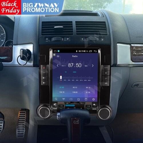 Carplay Tesla Screen Android Radio Receiver For Volkswagen TOUAREG 2003-2010 VW T5 Car GPS Audio Stereo Video Player Head Unit