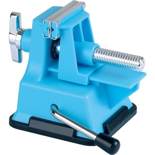 Mini Tabletop Suction Vise Plastic Screw Bench Clamp for Small Work DIY Jewelry Craft Modeling Repair