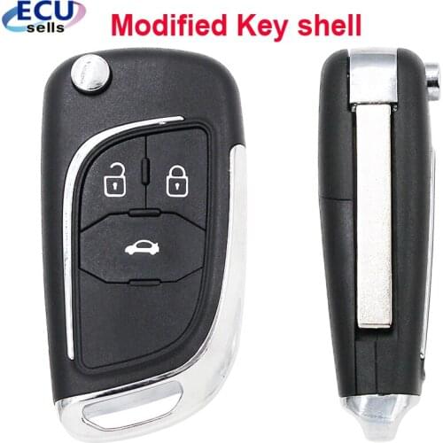 3B DS Style Modified Flip Folding Remote Car Key Shell For Opel Vauxhall Insignia Astra For Chevrolet Lova Aveo Cruze For Buick
