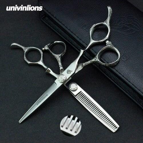 6" haircutting scissors kit haircutter scissors razor professional hairdressing scissors set Japan hot salon clippers supplies
