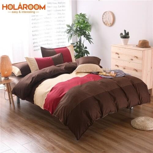 Stripe Series 3PCS bedding set Floral Printing Duvet Cover Set Twin /Full/ Queen /King size Luxury Duvet Cover Pillow case