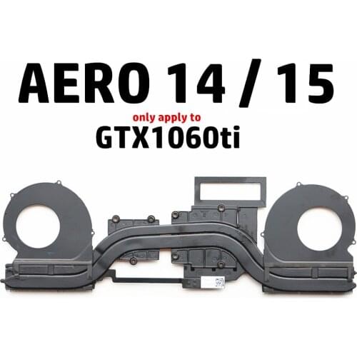 NEW Cpu Fan FOR RP64W BS505HS-U2N For Gigabyte Aero 14 / RP64 / P64 / P64 v7 CPU & GPU COOLING FAN & heatsink