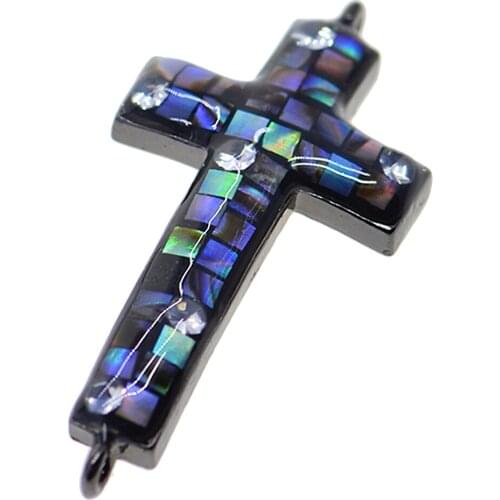 Cross Shape Alloy Pendants Charms for DIY Bracelet Necklace Earrings Jewelry