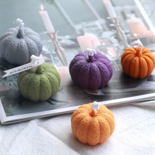 DIY Pumpkin Silicone 3D Cake Molds Halloween Pastry Dessert Baking Moule Mousse Chocolate Fondant Cake Mould Decorating TXTB1
