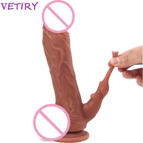 VETIRY Silicone Dildo Sex Toys For Woman Realistic Penis With Suction Cup G Spot Vagina Stimulator Female Masturbation