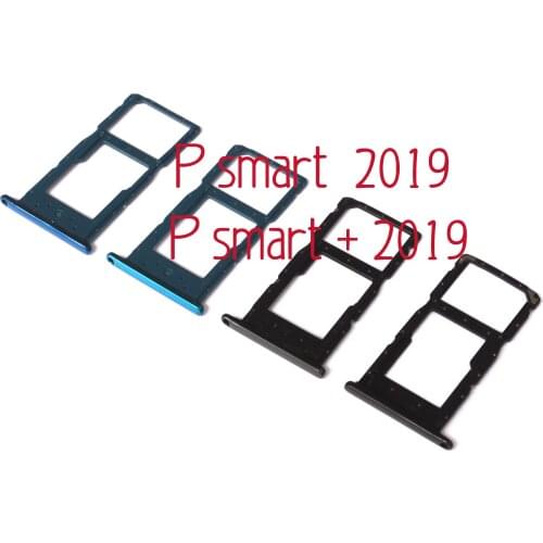 10pcs/lot SIM Tray Holder SD Card Reader Slot Adapter for Huawei P smart 2019 P smart + 2019 6.21"