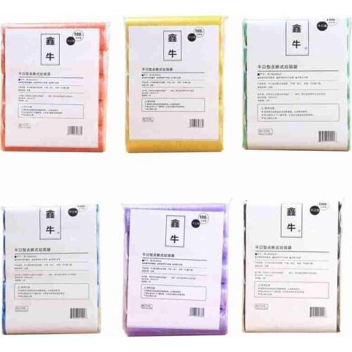 100pcs New Garbage Bags Storage Bag For Home Waste Trash Bags Disposable Rubbish Bin Liner Plastic Point-break Type Garbage Bag