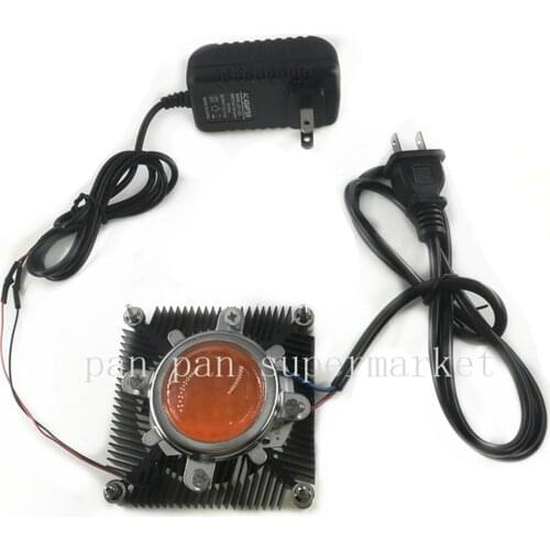 110V 220V 50W 380NM-840NM Full Spectrum LED + Heatsink Cooler+lens +power+cable