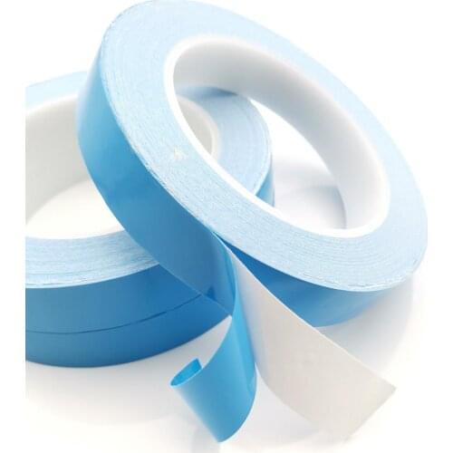 25meter/Roll 8mm 10mm 12mm 20mm Width Transfer Tape Double Side Thermal Conductive Adhesive Tape for Chip PCB LED Strip Heatsink