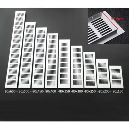 4Pcs/Lot 150MM 6" WIDTH Aluminum Air Vent Ventilator Grille For Closet Shoe Cabinet air conditioner