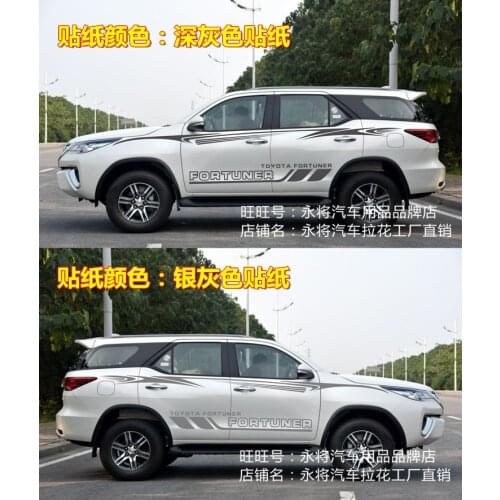 Car Stickers for Toyota Fortuner Body Door Exterior Decoration Personality Stickers