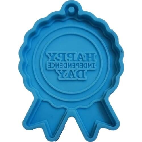 U.S. National Emblem Keychain Epoxy Resin Mold Earrings Necklace Silicone Mould DIY Crafts Jewelry Pendants Casting Tool