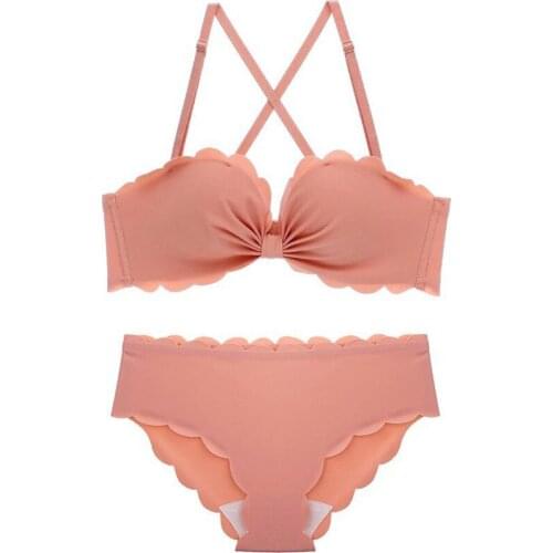 Girls without underwire gather and collect a pair of breast anti-drooping bra type bra small breasts sexy adjustment set