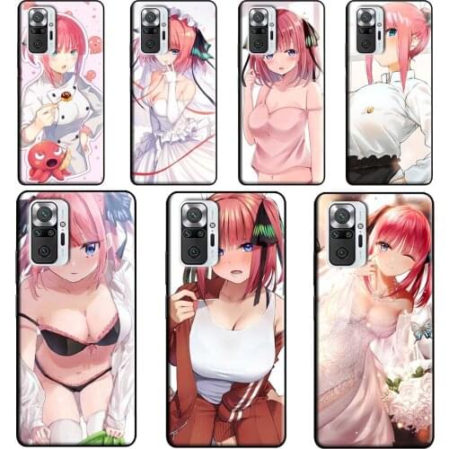 Nakano nino go-toubun no hanayome Phone Case For Xiaomi Redmi Note 10 8 9 Pro Note 8T 9S Coque For Redmi 9C 9T K40 7A 8A 9A