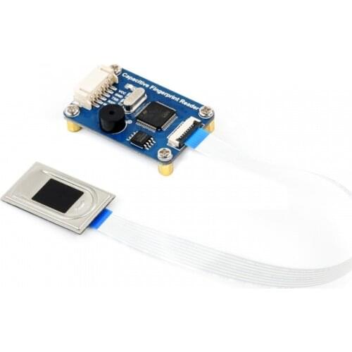 Capacitive Fingerprint Reader, Onboard Processor STM32F105, Commercial Fingerprinting Algorithm, Semiconductor Sensor