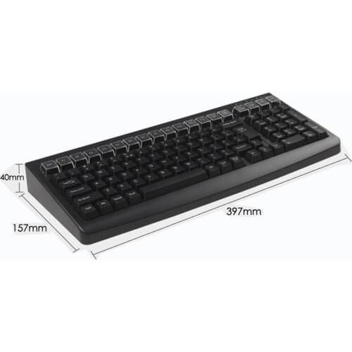 HSPOS Free Shipping Wired Keyboard Programmable Keyboard Support Wins DOS System HS-KB101R