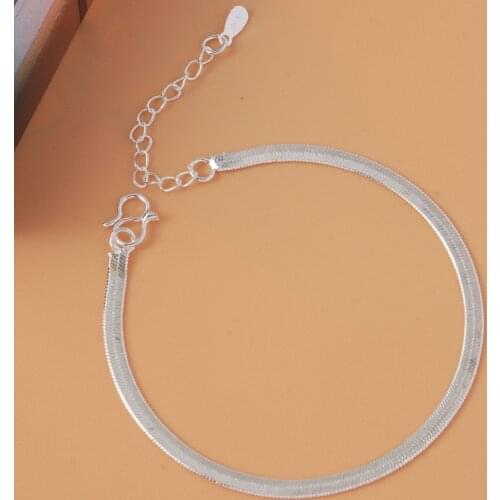 Korean Version Simple Silver Plated Star Butterfly Bracelet Summer Girl Student Party Bracelet Fashion Beach Travel Jewelry