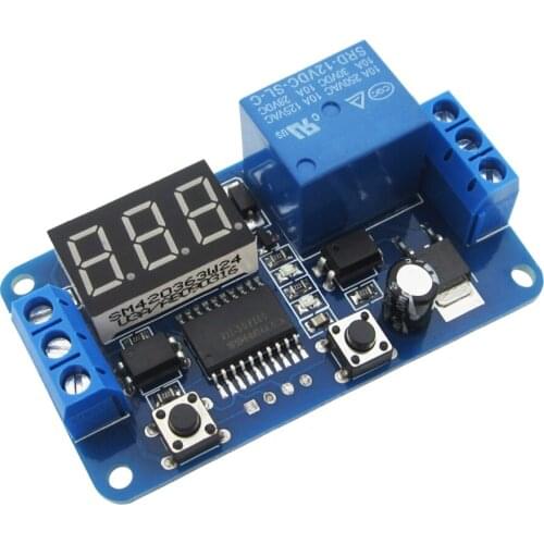 5PCS 12V Home Automation Delay Timer Control Switch Module Digital display LED