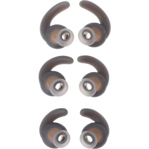 3 Pairs S/M/L Universal Silicone bluetooth Earbuds Cover With Ear Hook for Sports Bluetooth Headset Earphone