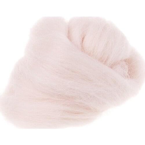 2021 New Fashion Wool Corriedale Needlefelting Top Roving Dyed Spinning Wet Felting Fiber