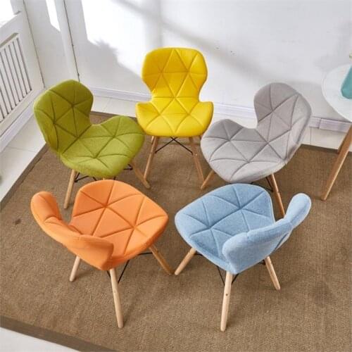 Dining Chairs Study Dining Room Back Chair Home Simple American Retro Butterfly Chairs Nordic Living Room Dining Chair Sillas