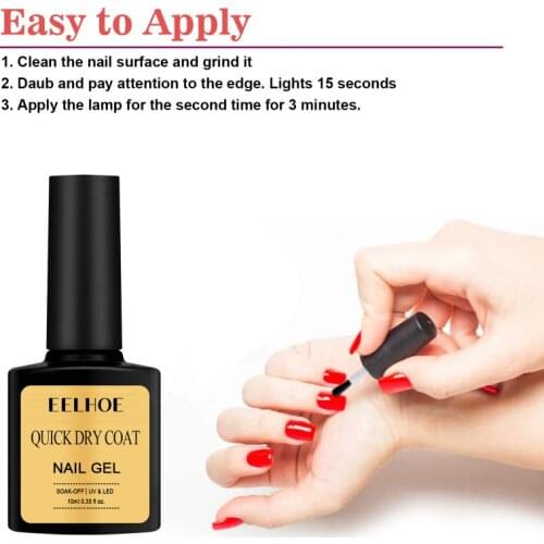 10ml Nail Polish Base Glue Seal Glitter Quick Dry New Quality Non-toxic Easy To Operate Create Personality Nail Art Polish TSLM1