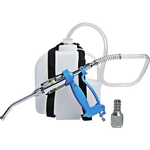 50ml Drencher Continuous Feeding Gun automatic feeder for Cattle Backpack Medicine Pot Drenching Gun with 3L Bottle Farm Tool