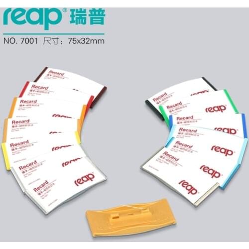 Reap7001j 10pcs/1 Lot Abs 78*32mm Name Tag Badge Holder Pin Badges Card Id Holders Work