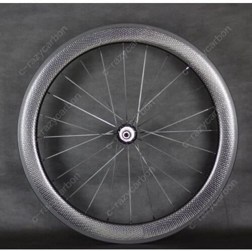 Ud Matte Dimple carbon wheels 2 year warranty 45mm tubular road bike carbon wheel