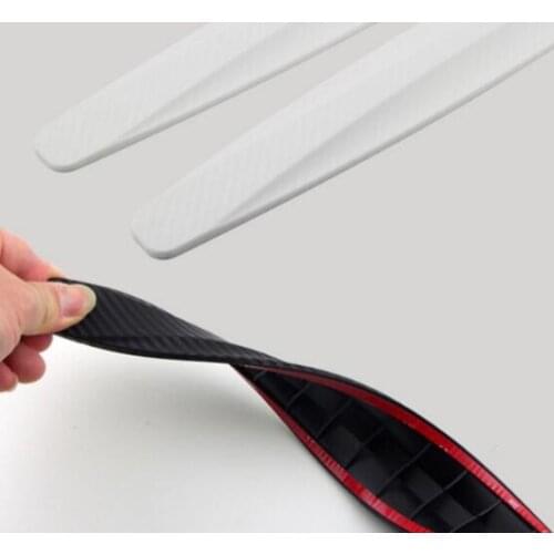 2pcs Car carbon fiber bumper crash bar For Toyota Camry Highlander RAV4 Crown Reiz Corolla Vios Yaris L