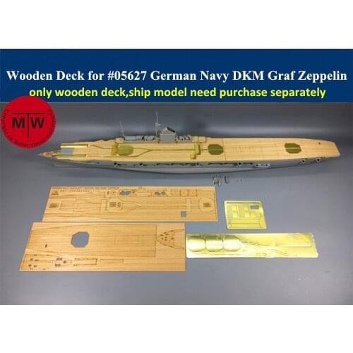 1/350 Scale Wooden Deck PE Upgrade Set for Trumpeter 05627 German DKM Graf Zeppelin Model Kit