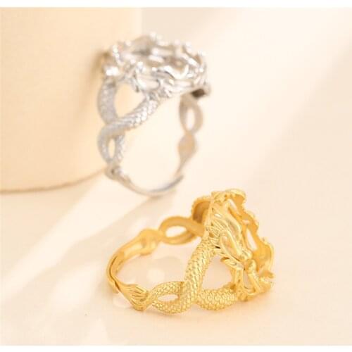 Ring Blank for 13X17mm Oval Cabochons Ring Blank Gold Plated 925 Silver Adjustable Ring Base SR0038