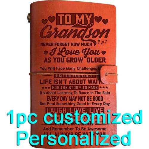 Engraved Leather journal personalized graduation gifts for BJ059 Customized Notebook A5 Dropshipping Supplier US Store Diary