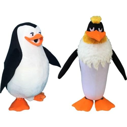 Madagascar Penguin Mascot Costume Fancy party dress cosplay theme mascotte carnival costume Christmas Gift Cosplay Outfits