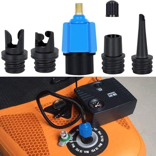 Inflatable Air Valve Attachment Kayak Accessories Parts kayak boat Inflatable Pump Adaptor - Air Compressor Valve Converter Kit