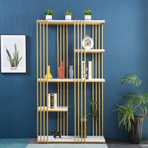 80/30/150cm Office Marble Shelving Multi-layer Bookshelf Floor-standing Shelves Display Storage Estantes Living Room Furniture