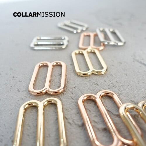10pcs/lot DIY dog collar For 25mm Webbing plated metal adjustable buckles straps bags belts DIY accessory slider 3 colours
