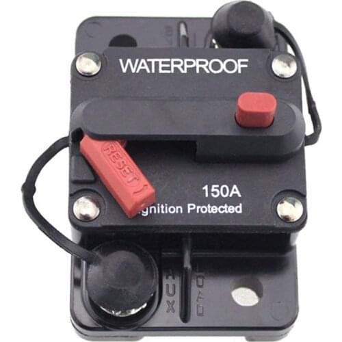 30A 40A 50A 60A 70A 80A 100A 120A 150A 200A 250A 300A AMP Circuit Breaker Fuse Reset 12-48V Power Protection