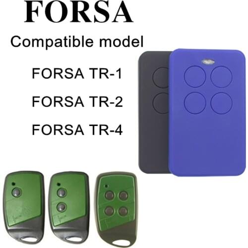 Garage Door Remote Control Compatible FORSA TR-1 FORSA TR-2, FORSA TR-4 Transmitter 433.92MHz Rolling Code Remote Control Garage