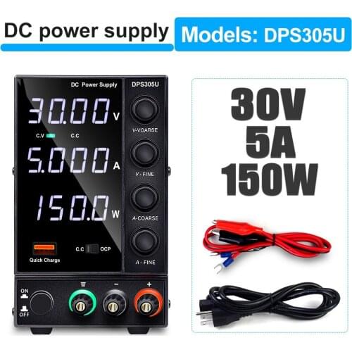 SUSWE Adjustable portable DC regulated power supply 60v5a 30v6a 30v10a 30v5a