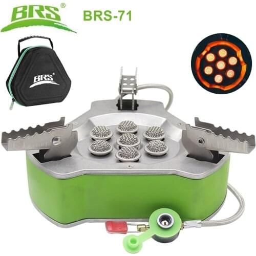 BRS Folding Gas Stove Outdoor Camping Stove 9800W Gas Burner Butane Gas Stove Picnic Travel Hiking Windproof Stove BRS-17