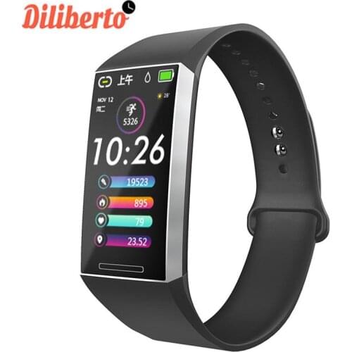 Diliberto S18 Smart Bracelet Fitness Tracker Smart Band IP67 Sport Watch Heart Rate Blood Pressure Monitor Wristbands Men Women