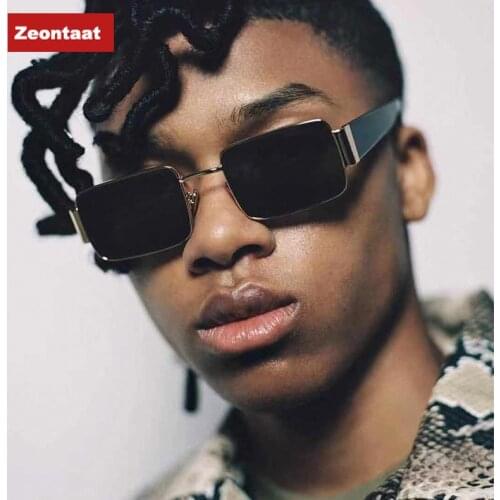 Vintage Punk Style Sunglasses Men Black Driving Square Sunglass Shades for Women Luxury Brand Sun Glasses