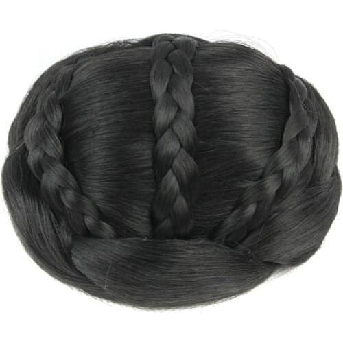 Soowee Synthetic Hair Chignon Uman Hair for Bradis Blonde Messy Bun Wig Updo Hair Bun Clip Hair Pieces for Women